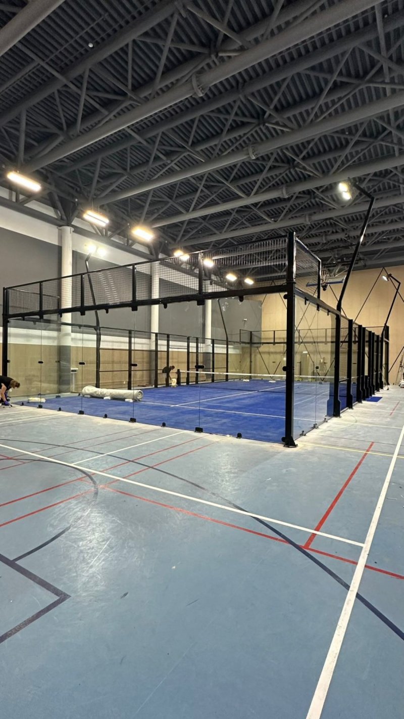 Rusya Moskova’da 1 Adet Panoramik Padel Kortu Kurduk
