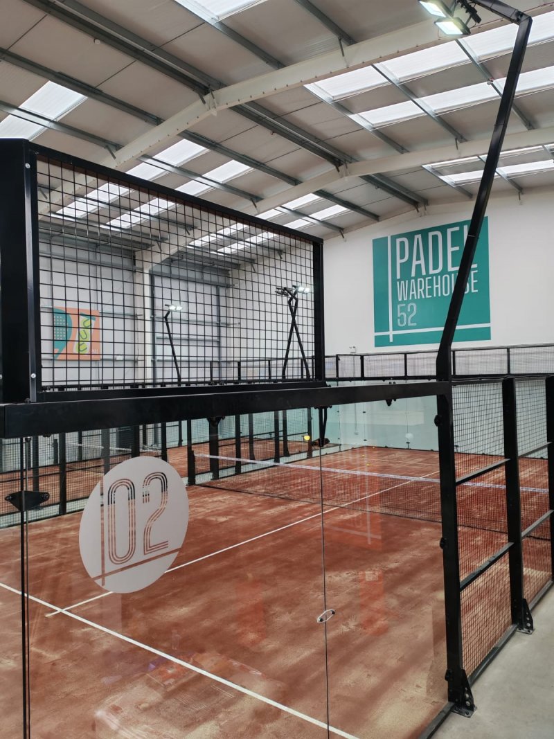 Full Panoramic Padel Court Installation in the UK – Padel Warehouse 52 Wolverhampton