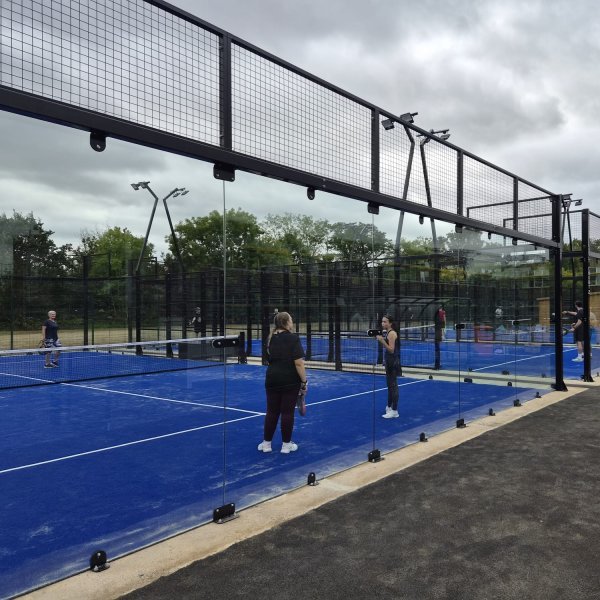 UK Padel Court Installation at Passmores Academy Harlow – 4 Panoramic Courts