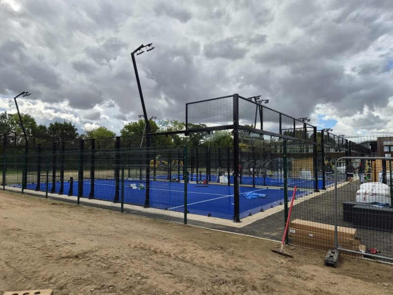 UK Padel Court Installation at Passmores Academy Harlow – 4 Panoramic Courts
