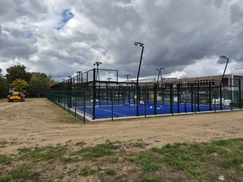 UK Padel Court Installation at Passmores Academy Harlow – 4 Panoramic Courts