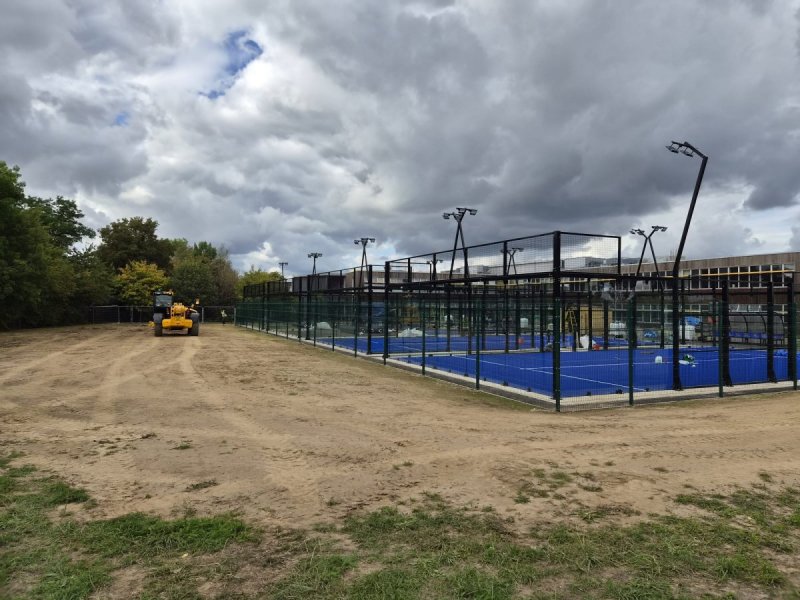 UK Padel Court Installation at Passmores Academy Harlow – 4 Panoramic Courts